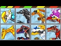 REPAIR DINO ROBOT 9: Stegoceras, Deep Plesio - Compsognathus - Gallimimus & Triceratops | DCTE VN