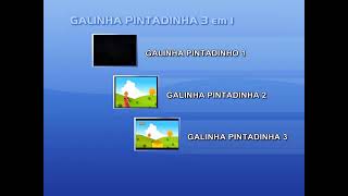 Galinha Pintadinha 3 Em 1 Menu Dvd