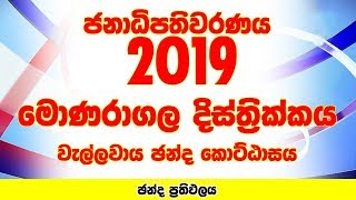 Moneragala District - Wellawaya Electorate | Presidential Election 2019