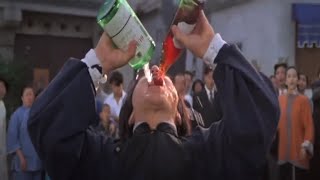 Jackie Chan Babasından Gizli İçki İçip Dövüşüyor..-Drunken Master 2(Türkçe Dubla