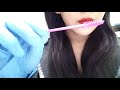 No Talking ASMR*라텍스장갑/눈썹정리&메이크업//Latex gloves&Make up