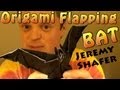 Origami Bat (page 1). YouTube Halloween Video Tutorials