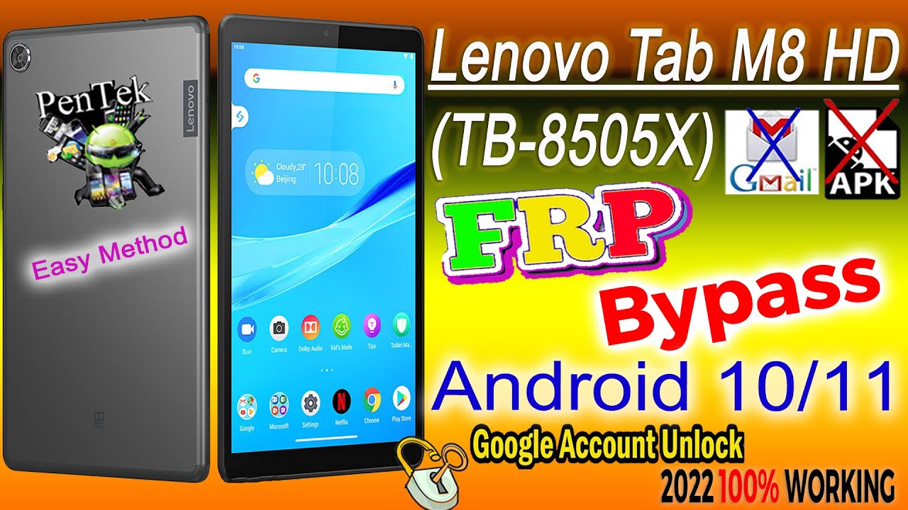 Lenovo Tab M8 HD(TB-8505X) Frp Bypass Hard Reset Remove Lenovo Tab M8 HD(TB-8505X) Frp Bypass Hard Reset Remove