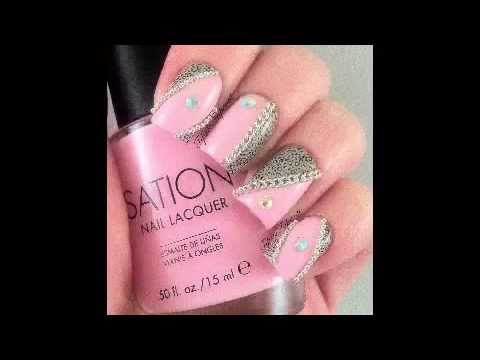 uñas animal print rosa