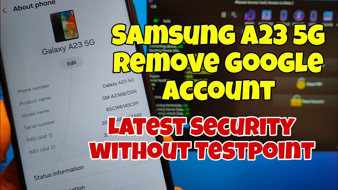 Game Over! Samsung A23 5G (SM-A236B), Remove Google Game Over! Samsung A23 5G (SM-A236B), Remove Google