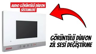 Audio Görüntülü Di̇afon Si̇stemleri̇nde Zi̇l Sesi̇ Nasil Deği̇şti̇ri̇li̇r?