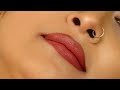 Actress Nisha Sarangh Lips and Face Closeup