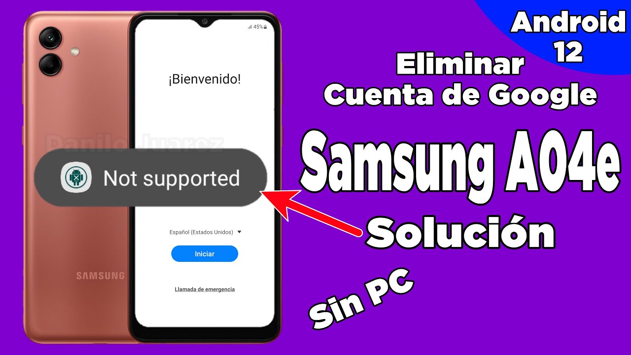 REMOVE GOOGLE ACCOUNT SAMSUNG GALAXY A04e WITHOUT PC REMOVE GOOGLE ACCOUNT SAMSUNG GALAXY A04e WITHOUT PC