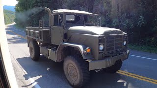 Driving The Bobbed M923 5 Ton To Camarata's Camp - Vlog