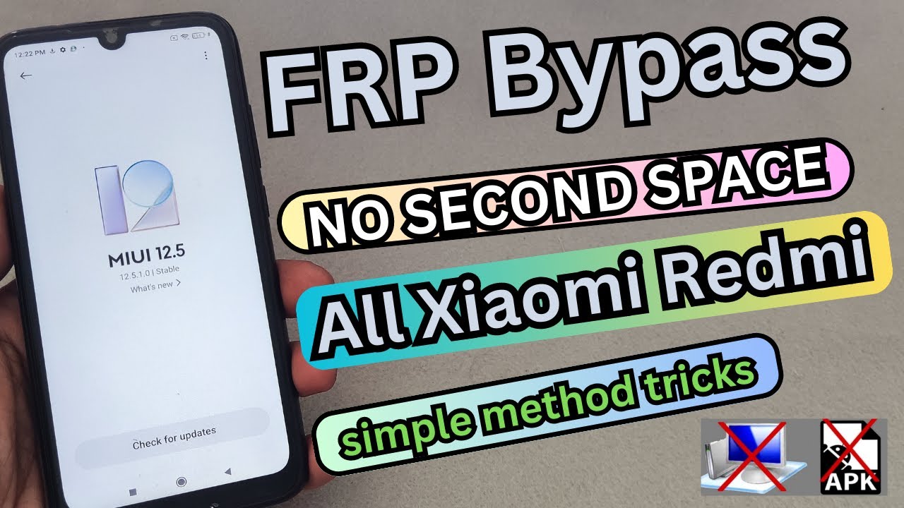 Frp 12.5 bypass easy way just 2 mint Frp 12.5 bypass easy way just 2 mint