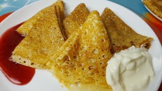 Дрожжевые блины, цыганка готовит. 🥞Воздушные блинчики. Gipsy cuisine.👍 Дрожжевые блины, цыганка готовит. 🥞Воздушные блинчики. Gipsy cuisine.👍