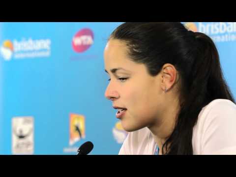 Ana Ivanovic First Round Press Conference Brisbane International 2012