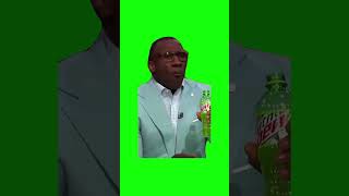 Shannon Sharpe Drinking Mountain Dew Tiktok Meme Green Screen