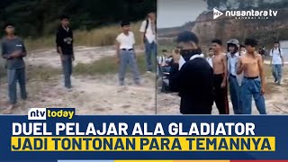 Viral Duel Ala Gladiator Pelajar Smk Di Banten, Malah Jadi Tontonan Temannya Ntv Today