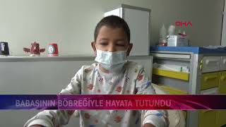 Babasinin Böbreği̇yle Hayata Tutundu
