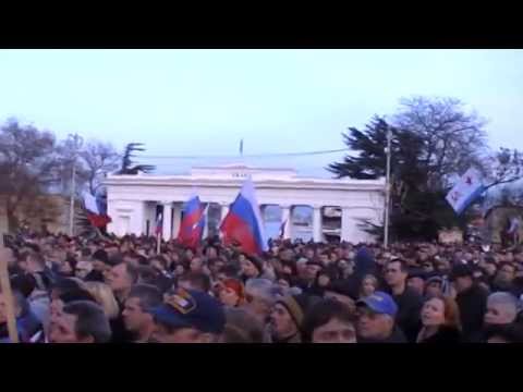 Митинг народной воли в Севастополе 23.02.2014