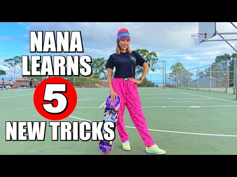 NANA LEARNS FIVE NEW TRICKS IN ONE DAY!