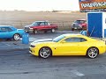 2009 Challenger R/T beats 2010 Camaro SS