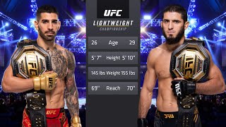 Ilia Topuria Vs Islam Makhachev Full Fight - Ufc 4 Fight Of The Night