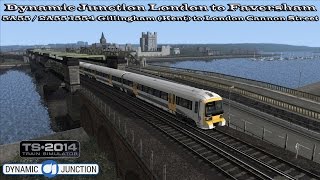 Train Simulator 2014 - Dynamic Junction - 5A55 2A55 1554 Gillingham Kent To London Part 1