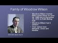 President Woodrow Wilson Biography