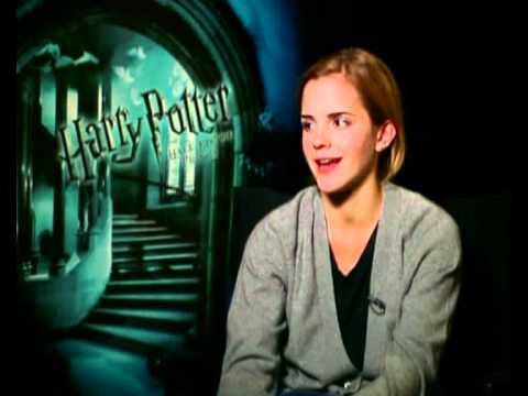 Emma Watson promoting Harry Potter and talking wardrobe malfunctions