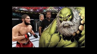 Khabib Nurmagomedov Vs. Old Hulk - Ea Sports Ufc 4 - Cpu Vs Cpu