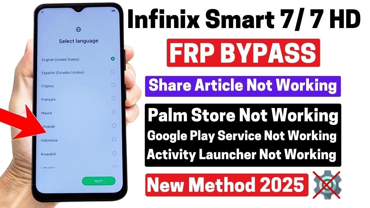 Infinix Smart 7/7 HD Frp Bypass | Settings Not Open| Infinix Smart 7/7 HD Frp Bypass | Settings Not Open|