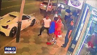 Deadly punch caught on  outside Ybor City bar