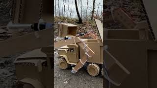 Trash Trek: Diy Front Loader Garbage Truck From Cardboard