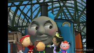 The Super Readers Giving Thomas The Tank Engine A Big Hug