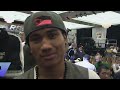 Drian Francisco destroys Manuel Herrera with a Body Shot