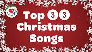Top 33 Christmas Songs And Carols With Lyrics Playlist