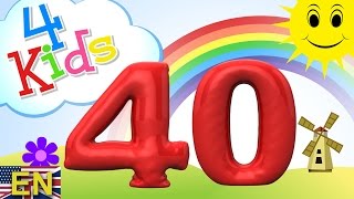 Numbers Counting From 31 To 40 For Children English - Counting Thirtyone To Forty English