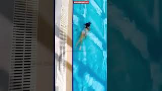 Samyuktha-യട Swimming Pool-ല കടലൻ നനതൽ