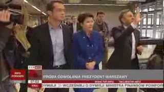 Referendum Ws. Odwołania Gronkiewicz-Waltz 13 Września Tvp Info, 21.08.2013