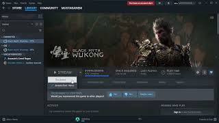 Free Steam Account With Black Mhyt Wukong 2025