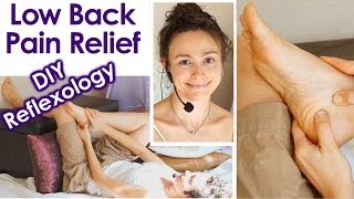 Self Foot Massage Reflexology For Low Back Pain Techniques, How To Massage Feet