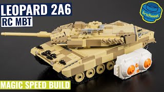 Modern Main Battle Tank Leopard 2A6 Rc - Mouldking 20020 Speed Build Review