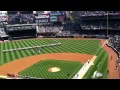 Yankees Opening Day April 13th 2012 National Anthem (Fly Ov