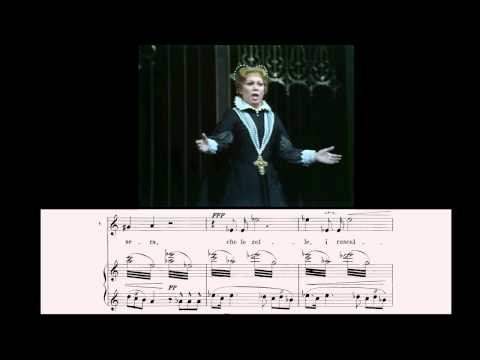 Mirella Freni: «Tu che la vanità », de Don Carlos, de G. Verdi.
