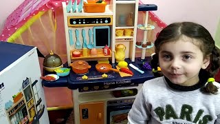 مطبخ أطفال صغار مع لجين وحمود😎 Children's kitchen with Lujain and Hammoud