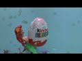 Disney Princess Mermaid Kinder Surprise Eggs Thomas and Friends Barbie Spongebob Hello Kitty Egg