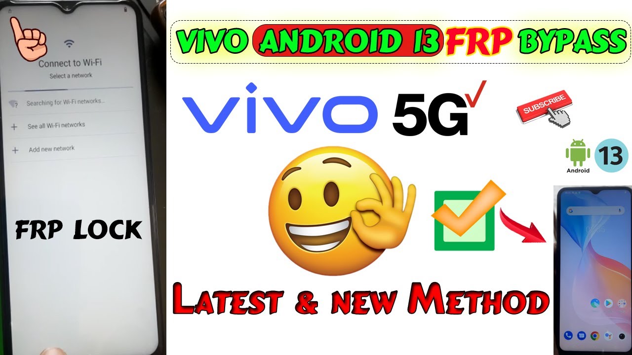VIVO T1 5G Android 13 FRP Bypass | VIVO 5G Android 13 VIVO T1 5G Android 13 FRP Bypass | VIVO 5G Android 13