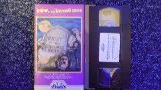Opening To Night Of The Living Dead 1981 Vhs 1985 Re-Print