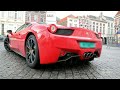 Exciting ride in a Ferrari 458 Italia! - Downshifts & Accelerations!!