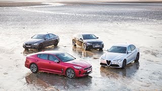 2018 Kia Stinger Vs 2018 Bmw 420I Gran Coupe Vs 2018 Audi A5 Sportback Vs 2018 Alfa Romeo Giulia