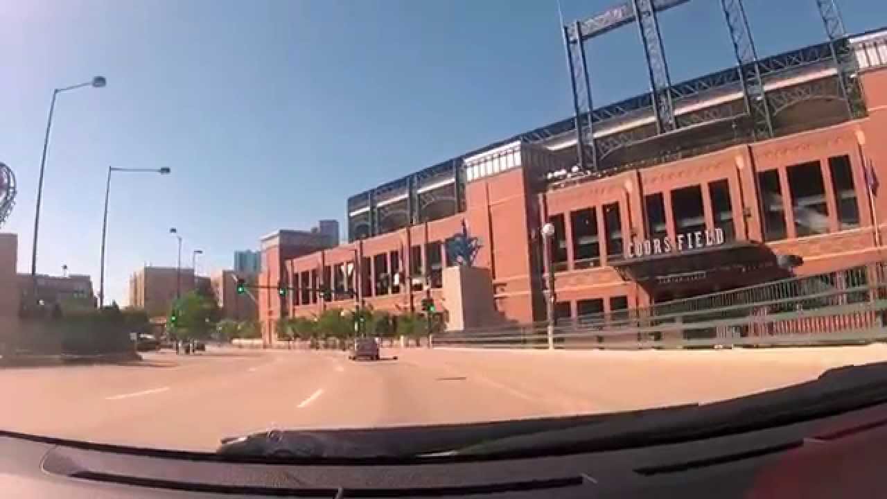 Driving through the ghetto of Denver to Coors Field - YouTube