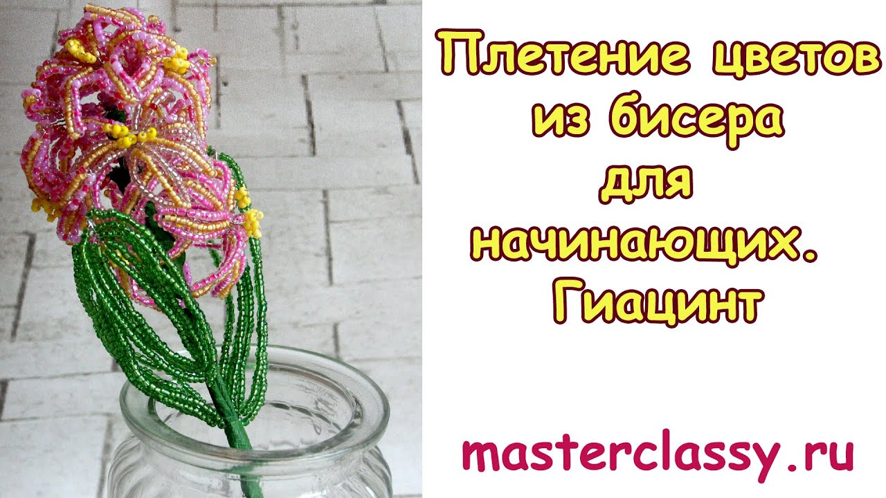 Цветы из бисера схемы для начинающих гиацинт Цветы из бисера схемы для начинающих гиацинт