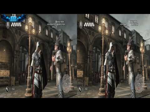 Assassin`s Creed II PC Gameplay High Vs Low Comparison 1080p HD